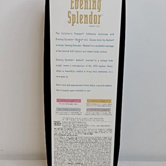 Barbie Evening Splendor 1959. Collectors Request 2004 #G8890 Gold Label - Picture 5 of 6